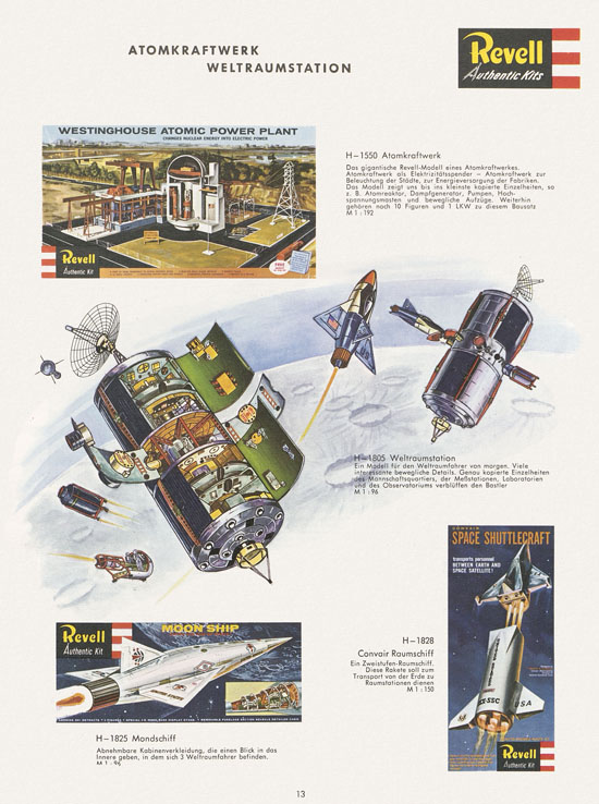 Revell Hobby Modelle Katalog 1962