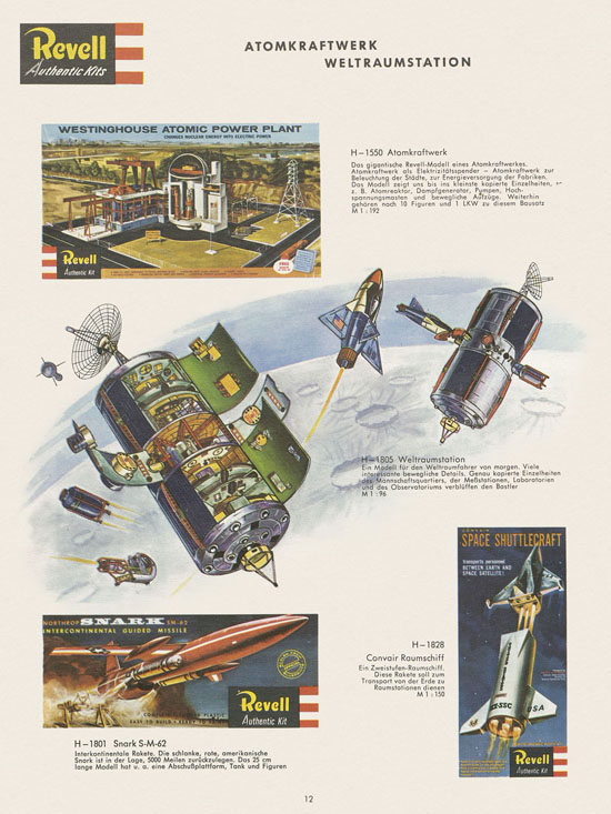 Revell Hobby Modelle Katalog 1964