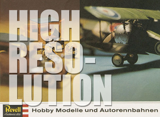Revell Hobby Modelle und Autorennbahnen Katalog 1966