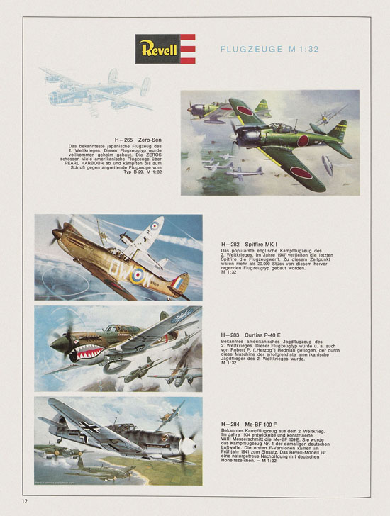 Revell Hobby Modelle Katalog 1969