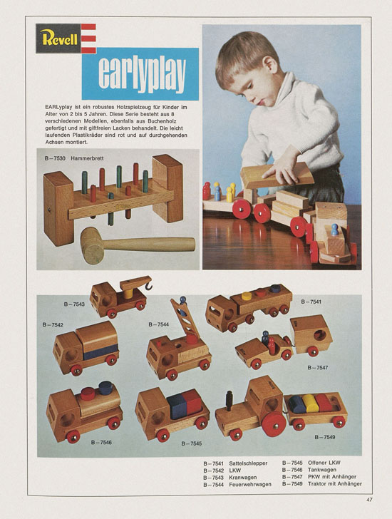 Revell Hobby Modelle Katalog 1969