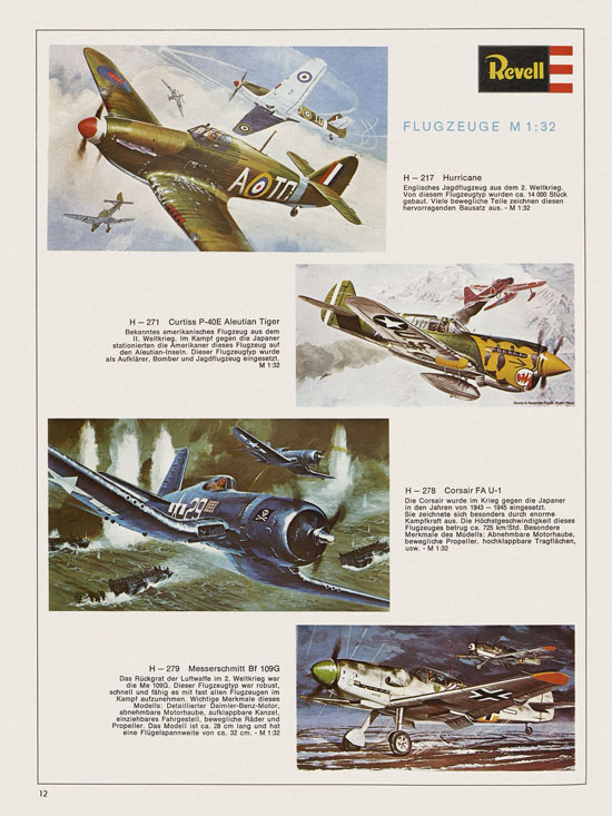 Revell Hobby Katalog 1970