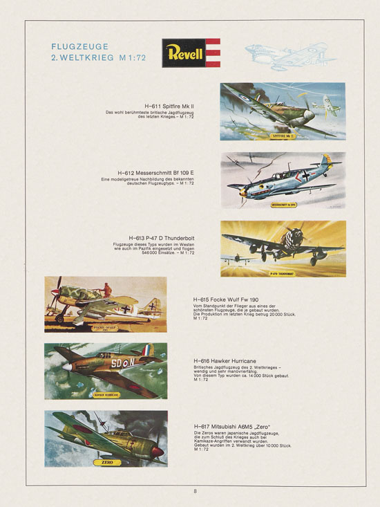 Revell Hobby Katalog 1972-1973