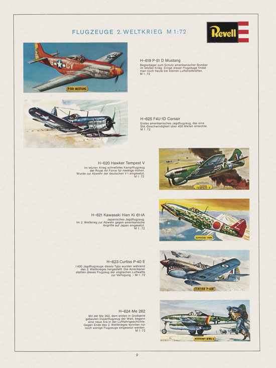 Revell Hobby Katalog 1972-1973