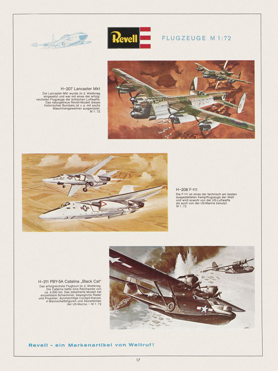 Revell Hobby Katalog 1972-1973