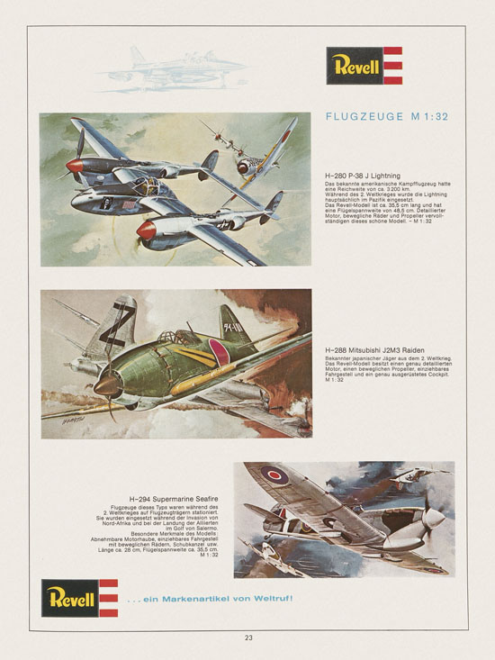 Revell Hobby Katalog 1972-1973