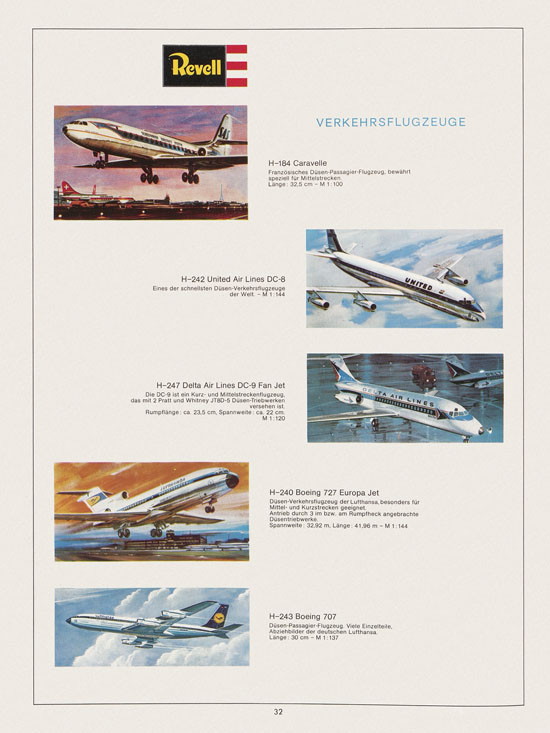 Revell Hobby Katalog 1972-1973