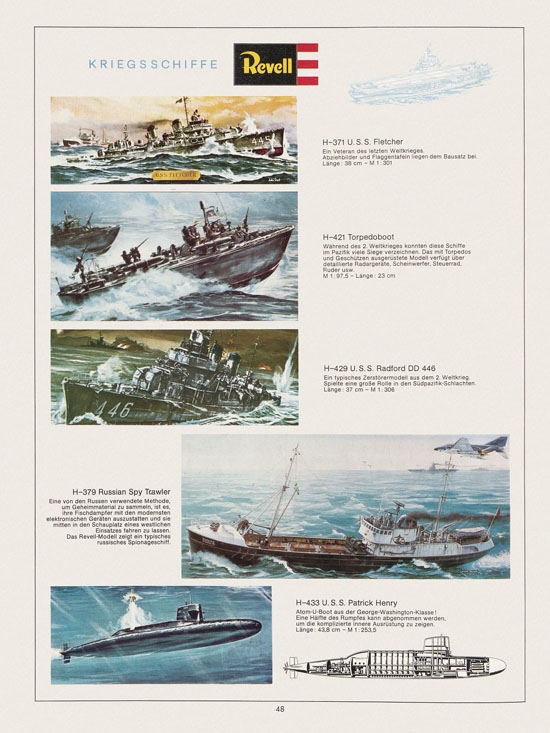 Revell Hobby Katalog 1972-1973