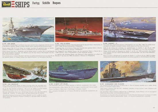 Revell Model Kit Catalogue 1975-1976