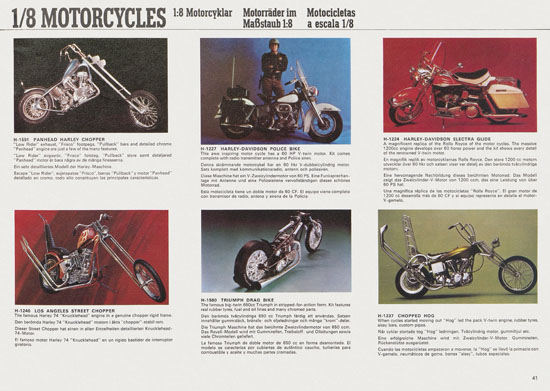 Revell Model Kit Catalogue 1975-1976