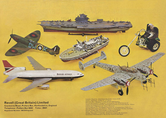 Revell Model Kit Catalogue 1975-1976