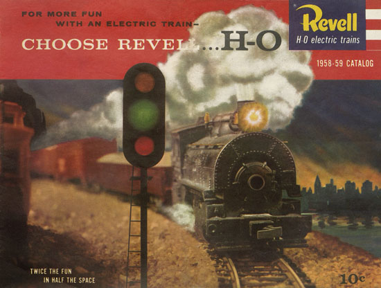 Revell H0 electric trains catalog 1958-1959