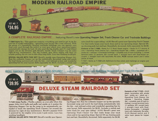 Revell H0 electric train catalog 1959-1960