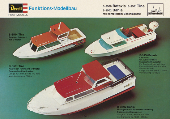 Revell Funktions-Modellbau 1978