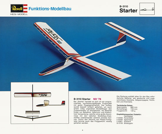 Revell Katalog Funktionsmodellbau 1978-1979