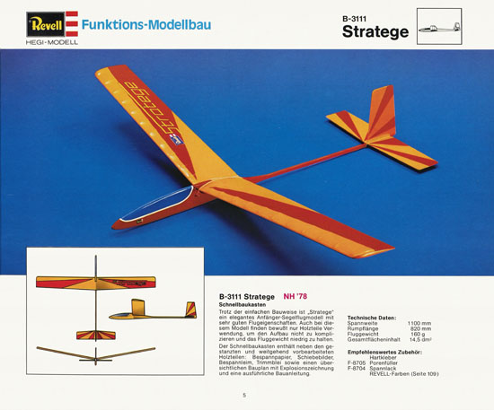 Revell Katalog Funktionsmodellbau 1978-1979