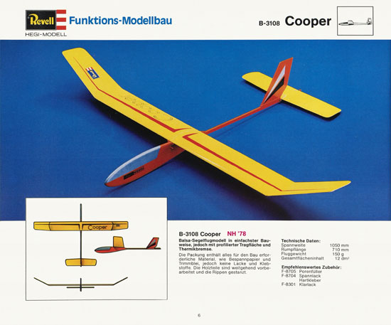 Revell Katalog Funktionsmodellbau 1978-1979