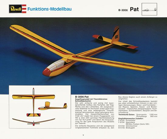 Revell Katalog Funktionsmodellbau 1978-1979