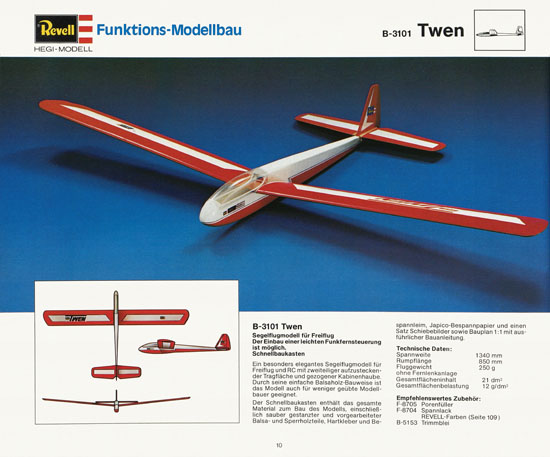 Revell Katalog Funktionsmodellbau 1978-1979