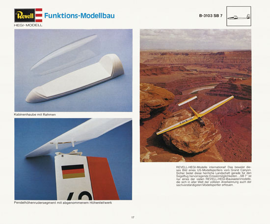 Revell Katalog Funktionsmodellbau 1978-1979