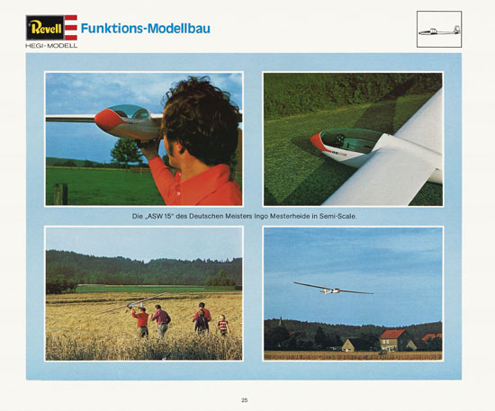 Revell Katalog Funktionsmodellbau 1978-1979