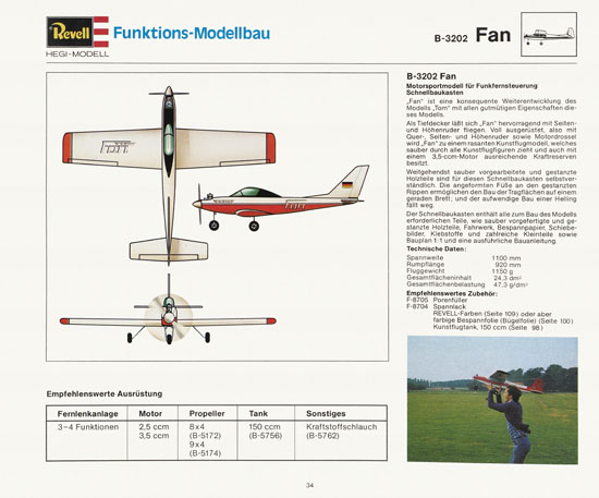 Revell Katalog Funktionsmodellbau 1978-1979