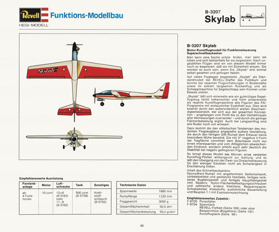 Revell Katalog Funktionsmodellbau 1978-1979