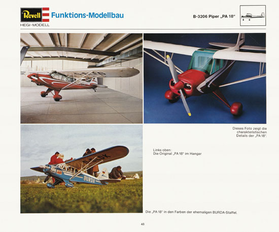 Revell Katalog Funktionsmodellbau 1978-1979