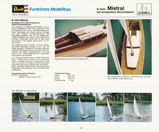 Revell Katalog Funktionsmodellbau 1978-1979