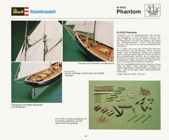 Revell Katalog Funktionsmodellbau 1978-1979