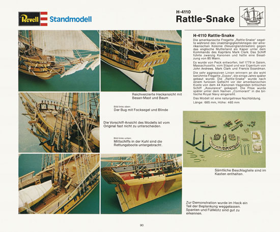 Revell Katalog Funktionsmodellbau 1978-1979