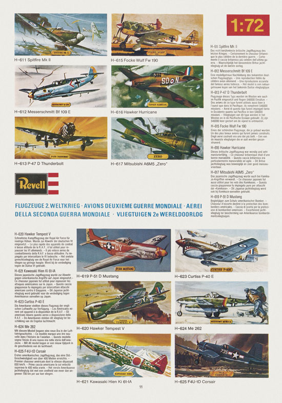 Seite 11 Revell Hobby Katalog 1975