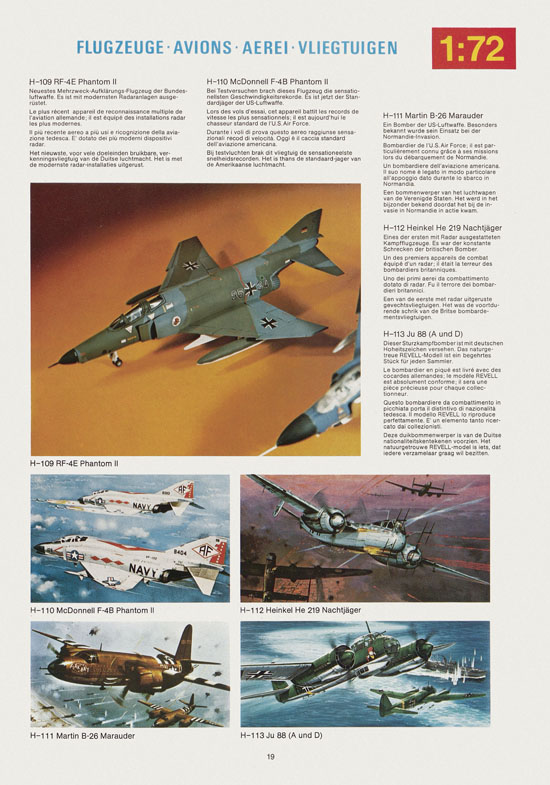 Seite 19 Revell Hobby Katalog 1975