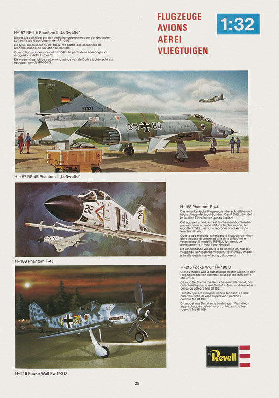 Seite 25 Revell Hobby Katalog 1975
