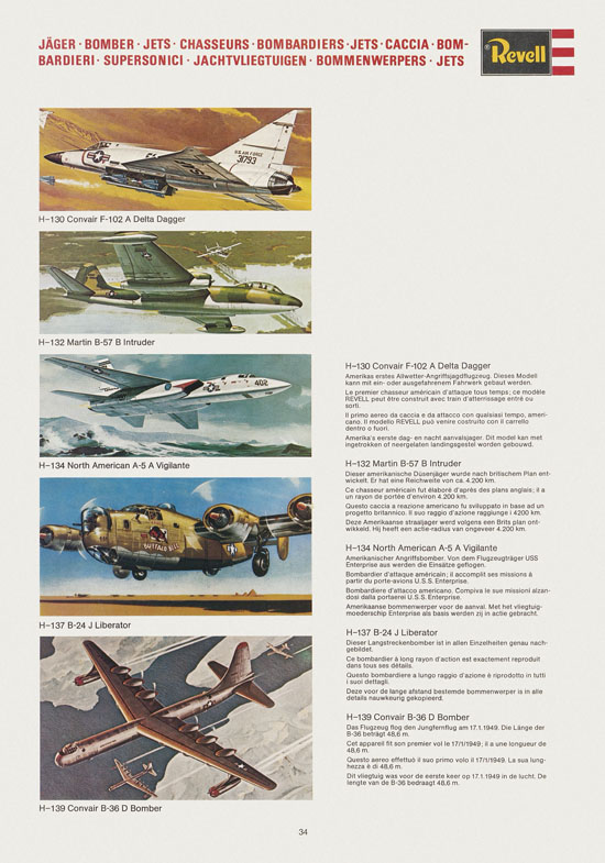 Seite 34 Revell Hobby Katalog 1975