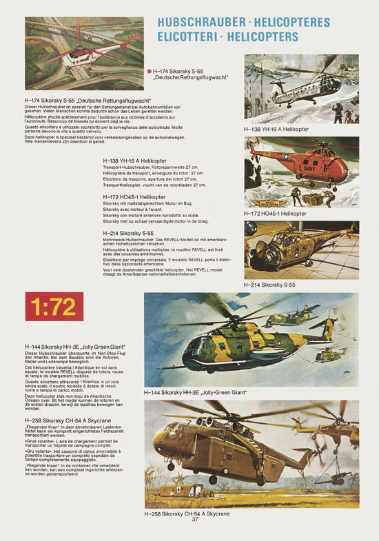 Seite 37 Revell Hobby Katalog 1975