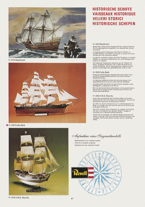 Seite 47 Revell Hobby Katalog 1975