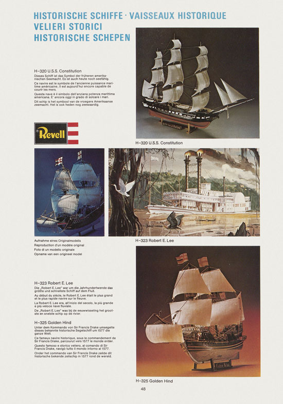 Seite 48 Revell Hobby Katalog 1975