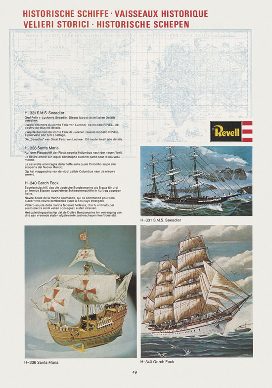 Seite 49 Revell Hobby Katalog 1975