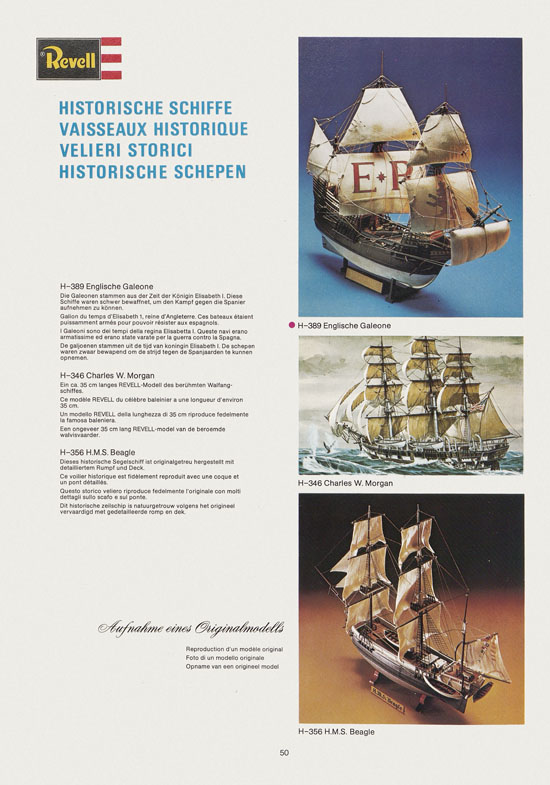 Seite 50 Revell Hobby Katalog 1975