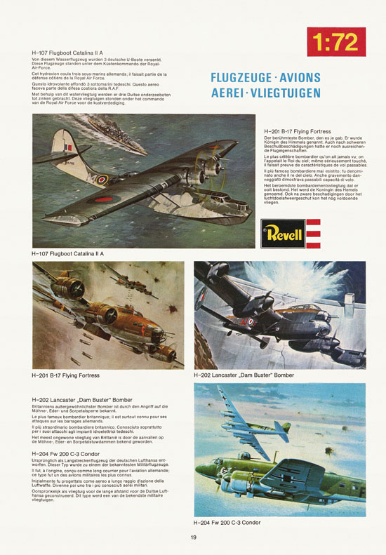 Revell Hobby Katalog 1974