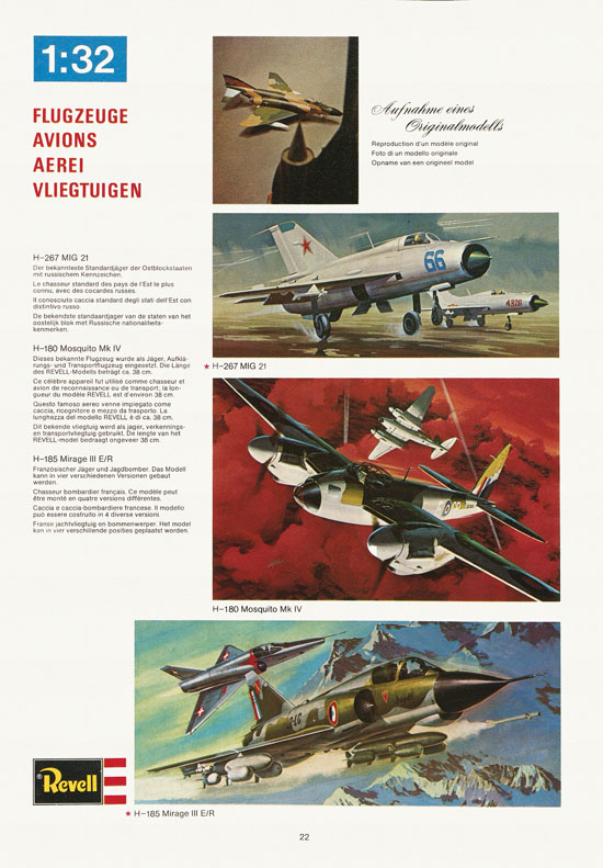 Revell Hobby Katalog 1974