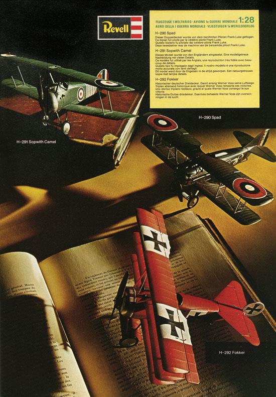 Revell Hobby Katalog 1974