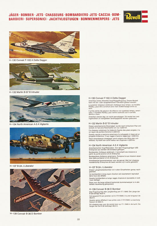 Revell Hobby Katalog 1974