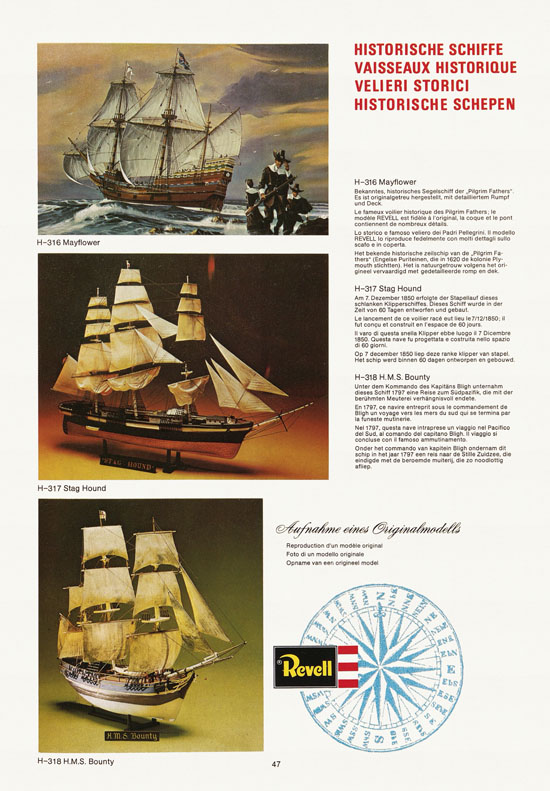 Revell Hobby Katalog 1974