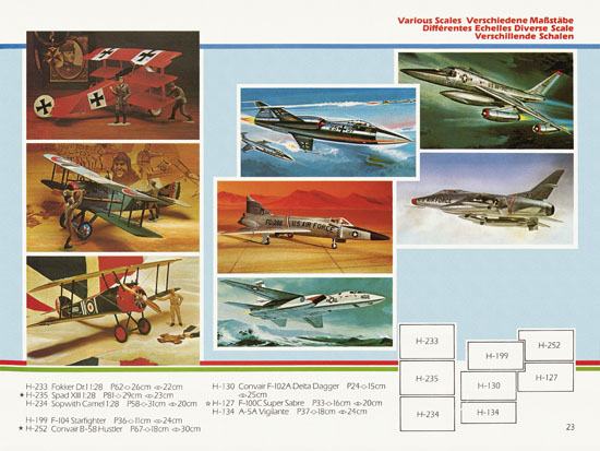 Revell Katalog 1979