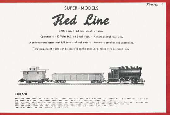 Seite 11 Rivarossi Katalog 1954