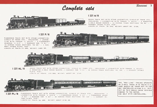 Seite 13 Rivarossi Katalog 1954