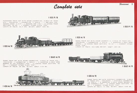 Seite 15 Rivarossi Katalog 1954