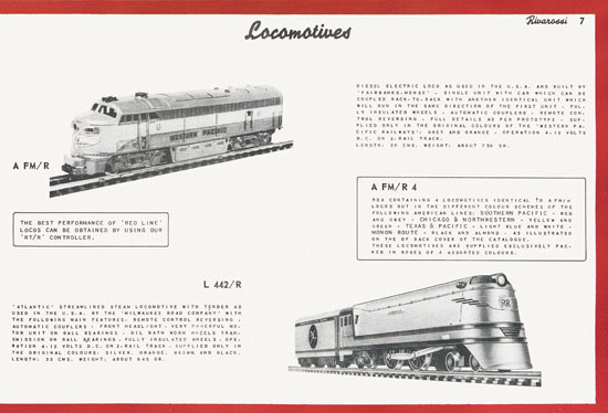 Seite 17 Rivarossi Katalog 1954